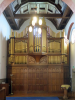 The splendid organ of St Andrew’s Church, brought from St Ninian’s Church in 1984.